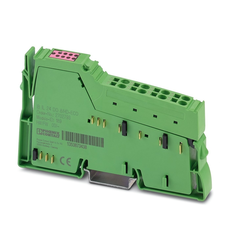 Nível de proteção IP20 2702793 IB IL 24 DO 8/HD-ECO Phoenix Contact Digital Module