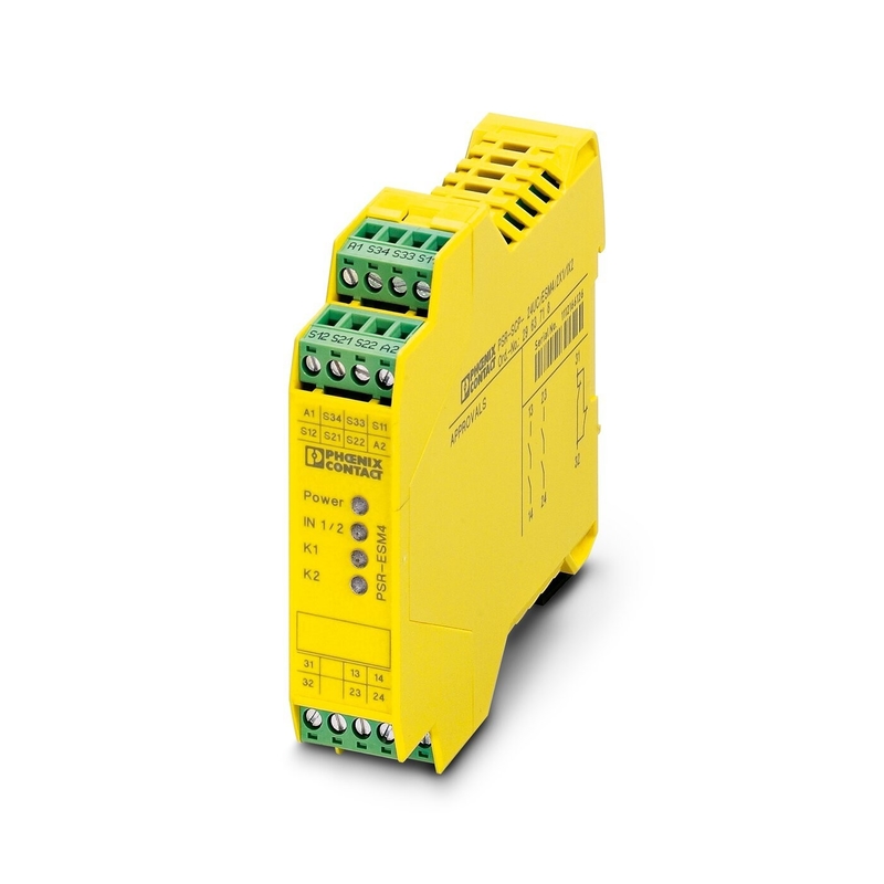 PSR-SCP-24UC/ESM4/3X1/1X2/B Relais de segurança para desligamento de segurança e proteção do acoplamento