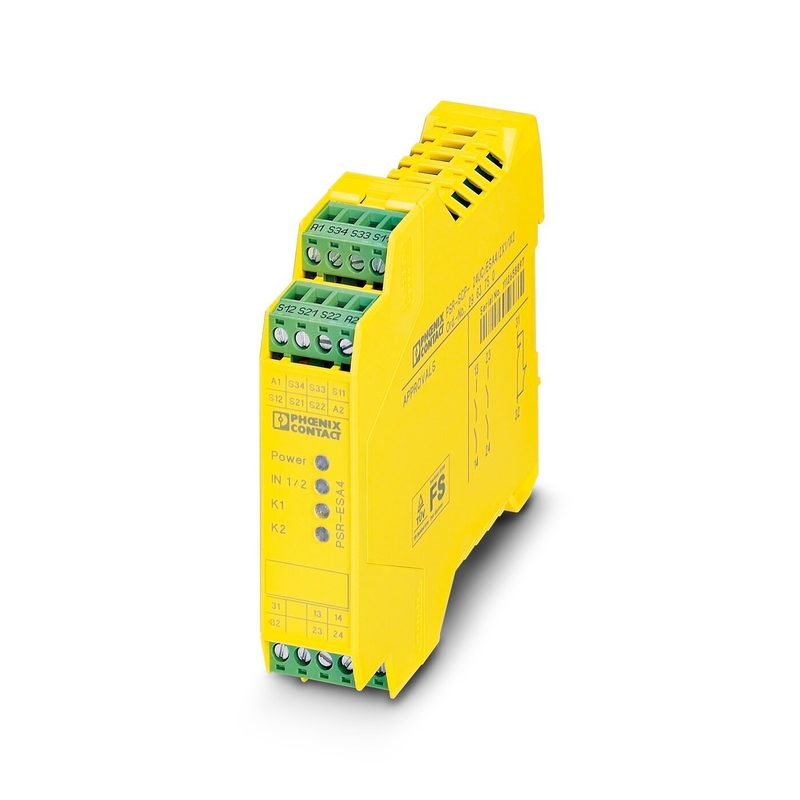 PSR-SPP-24UC/ESA4/2X1/1X2 Relais de segurança que garantem processos industriais seguros e suaves