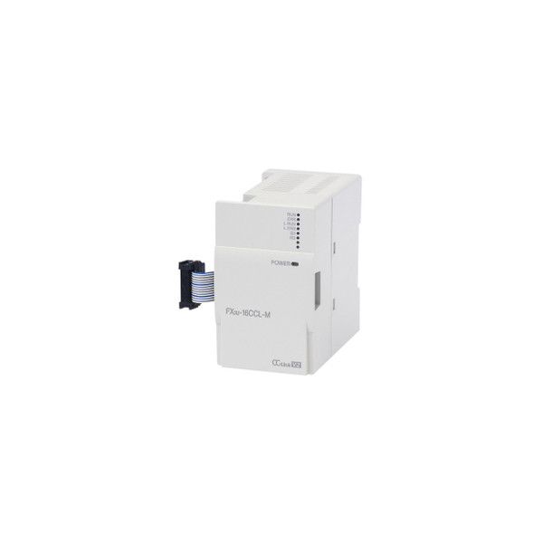 O PLC FX3U-16CCL-M alcança uma conectividade contínua com o módulo mestre CC-Link da série FX