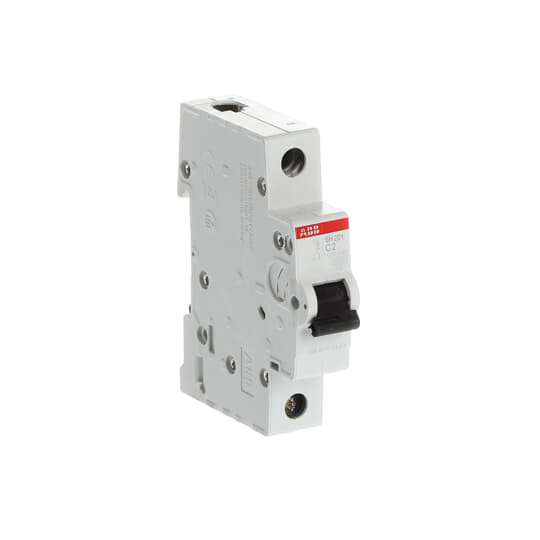 Frequência nominal 50Hz MCB SH201-C2 Interruptor de circuito em miniatura 1P Número de pólo 2A