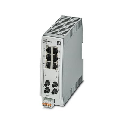 Melhore a eficiência da sua rede com o FL SWITCH 2206-2FX ST Industrial Ethernet Switch