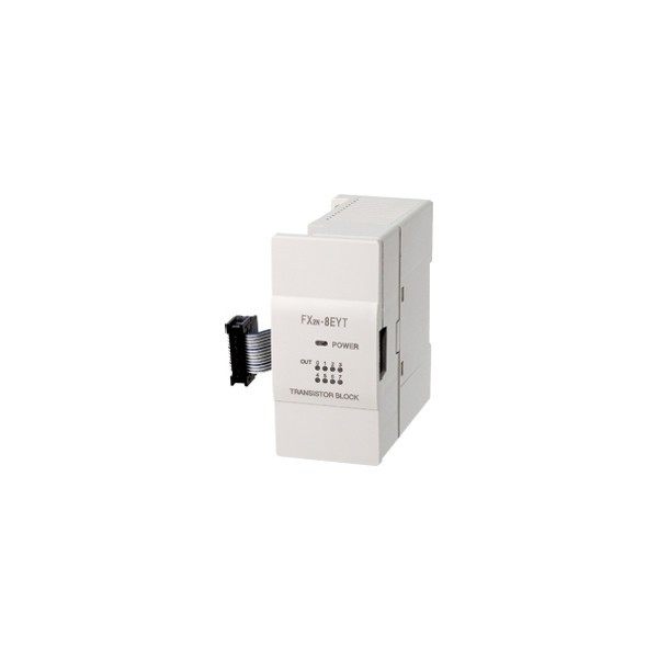 Mitsubishi FX2N-8EYT PLC FX2N Unidade de extensão 8 saídas de transistor sumidouro para automação