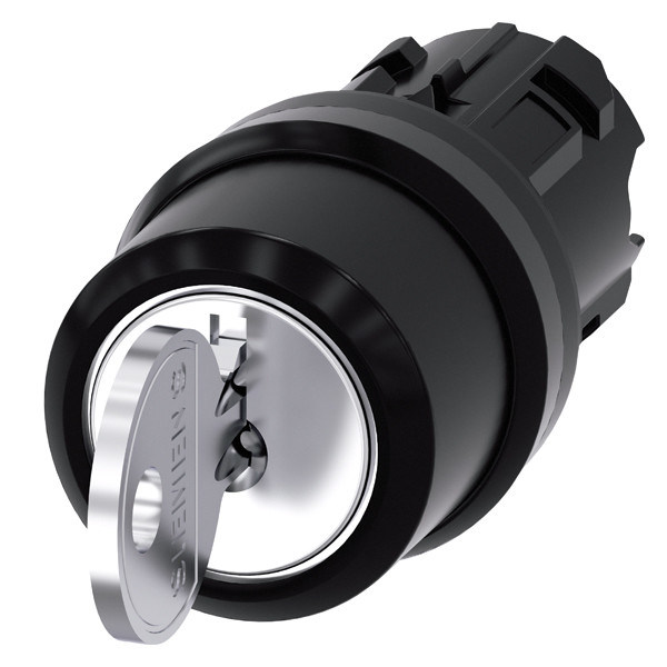 3SU1000-4BL11-0AA0 SIRIUS ACT Chave Switch Plástico RONIS 3 Posições 2x45 para Máquinas