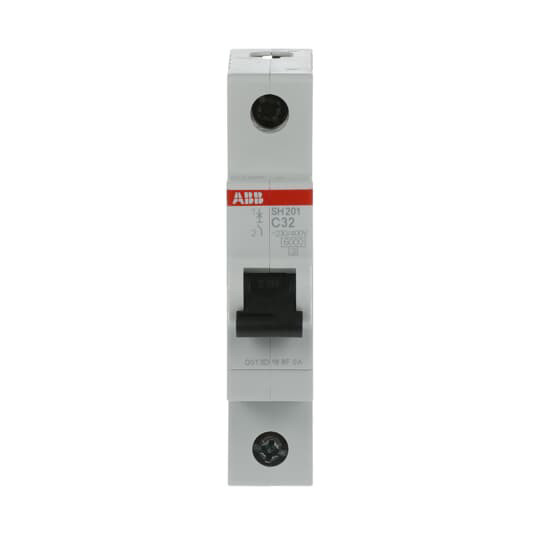 32A MCB SH201-C32 Interruptor de circuito em miniatura 1P C para operações suaves e elétricas