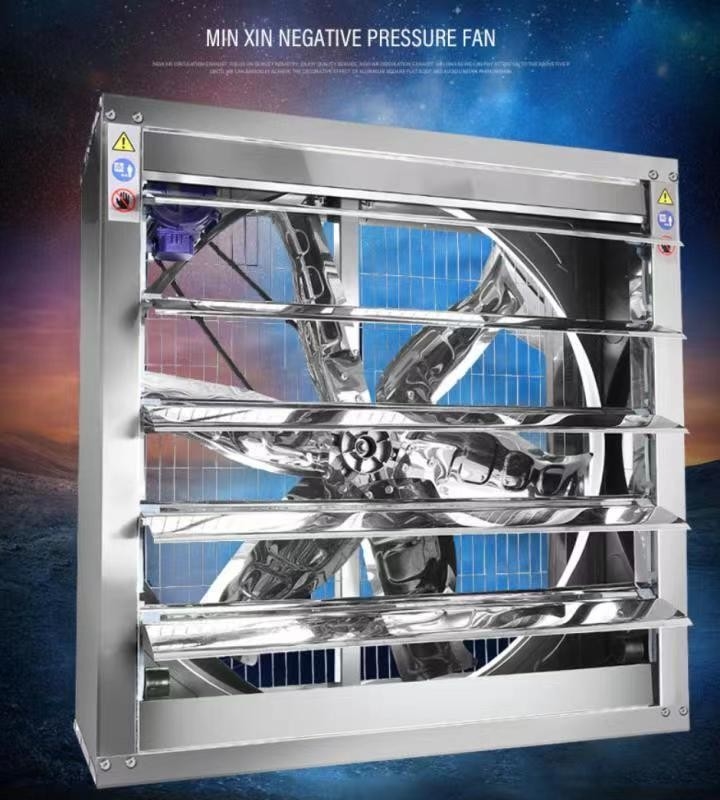 40000m3/h Fluxo de ar Ventilador de escape suspenso OEM 1,0 mm Diâmetro da lâmina Desempenho óptimo