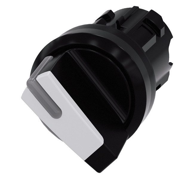 PLC 3SU1002-2BF60-0AA0 Manutenção de manobra curta de plástico 2 posições Manutenção de interruptor de seleção SIRIUS ACT branco