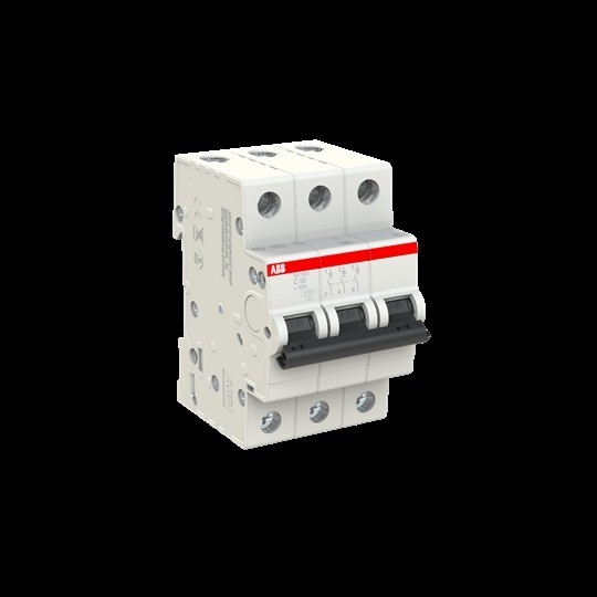 Número de polo 3 3P MCB SH203-C50 Interruptor de circuito em miniatura Corrente nominal 50A 50A