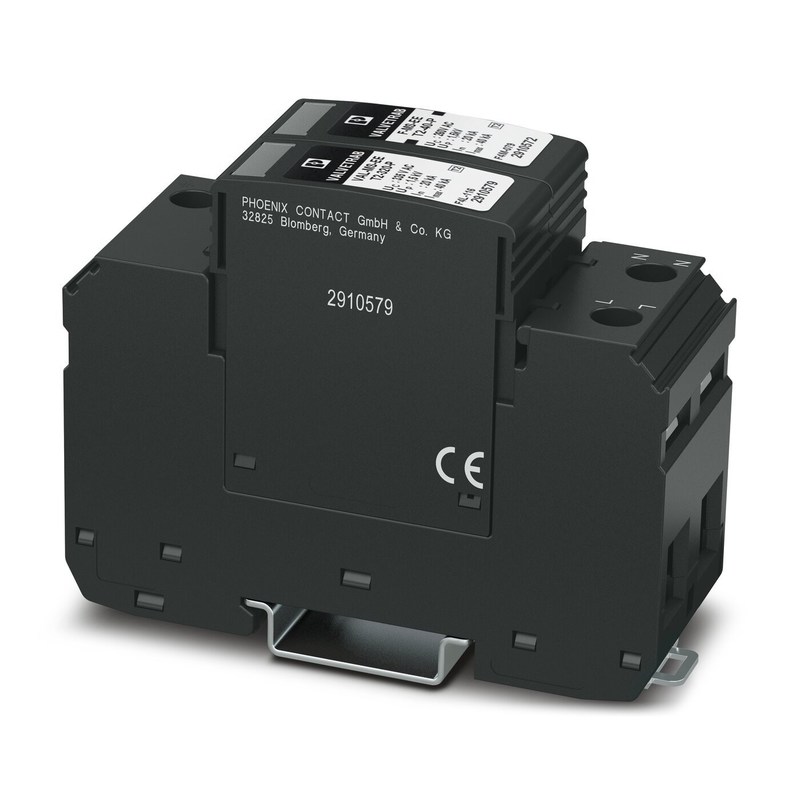 240 V AC L-PE / N-PE VAL-MS-EE-T2-1 1-320 Protector contra sobretensão de tipo 2 com 3 polos