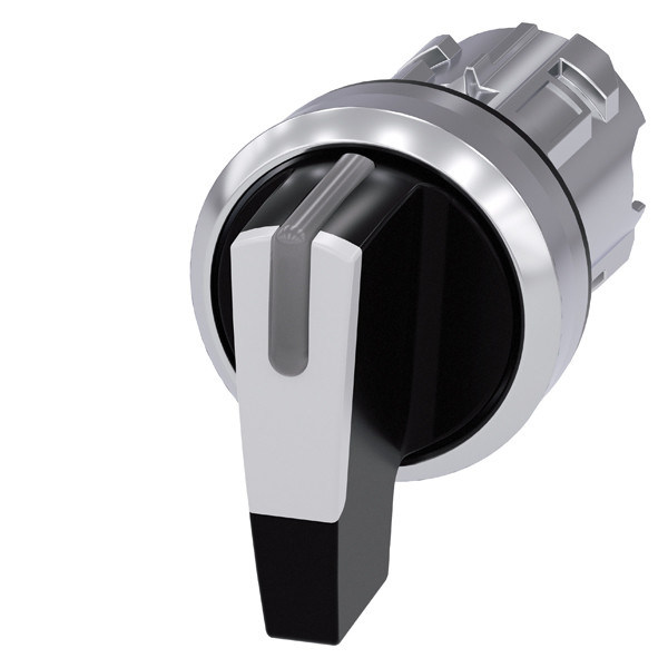 3SU1052-2CM60-0AA0 Metal Brilhante Manôvel Longo 3 Posições Branco SIRIUS ACT Selector Switch