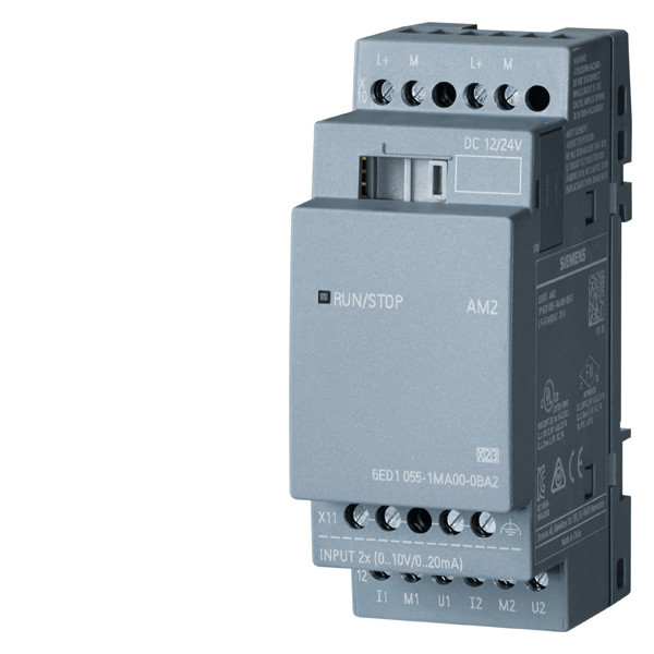 PLC LOGO 8 AM2 Módulo de expansão 6ED1055-1MA00-0BA2 para interface de comunicação Modbus