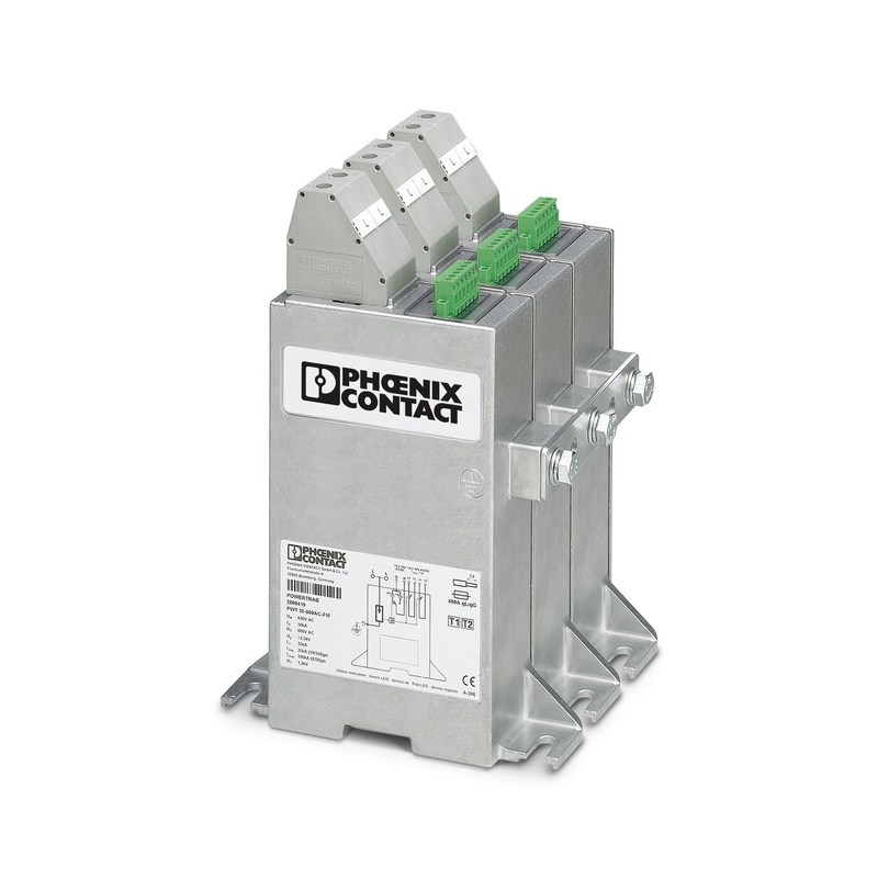 380V Voltagem nominal 4 Pólo 2800531 PWT 100-800AC-FM Classe 1/2 Protector contra raios/surgens