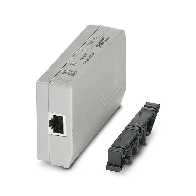 Voltagem nominal de 24 V CC 2800763 Protector contra sobretensão D-LAN-CAT.5-HC com 1 pólo
