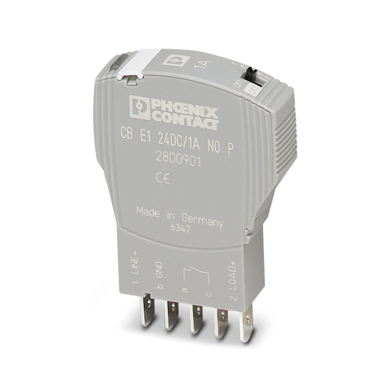 24V DC Voltagem nominal 2800901 CB E1 24DC/1A NO P Interruptor de circuito de equipamento eletrónico