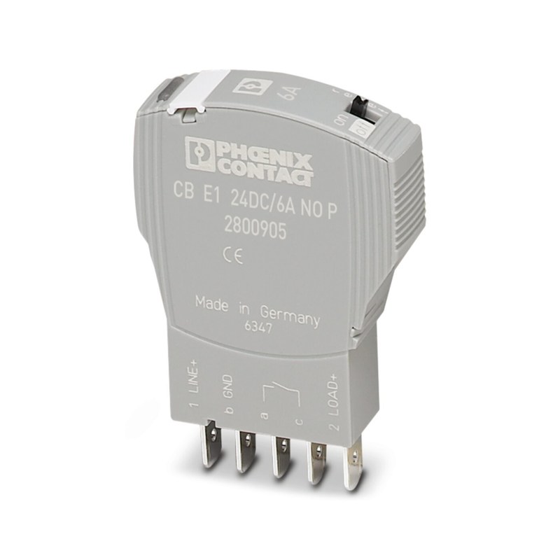 24 V DC Voltagem nominal 2800905 CB E1 24DC/6A NO P Interruptor de circuito de equipamento eletrónico
