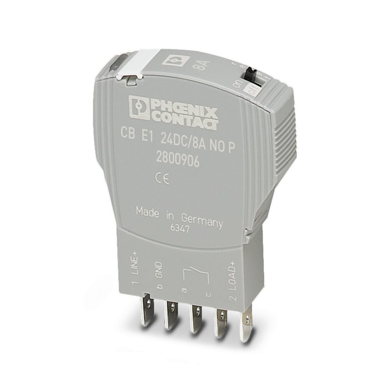 5 polos 24 V DC 2800906 CB E1 24DC/8A NO P Interruptor de circuito de equipamentos eletrónicos