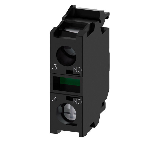 3SU1400-1AA10-1LA0 Módulo de contacto SIRIUS ACT com montagem frontal e terminal de parafuso 1NO