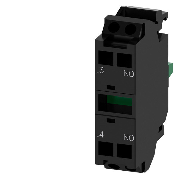 PLC 3SU1400-1AA10-3BA0 Módulo de contacto SIRIUS ACT para aplicações de montagem frontal e 1NO