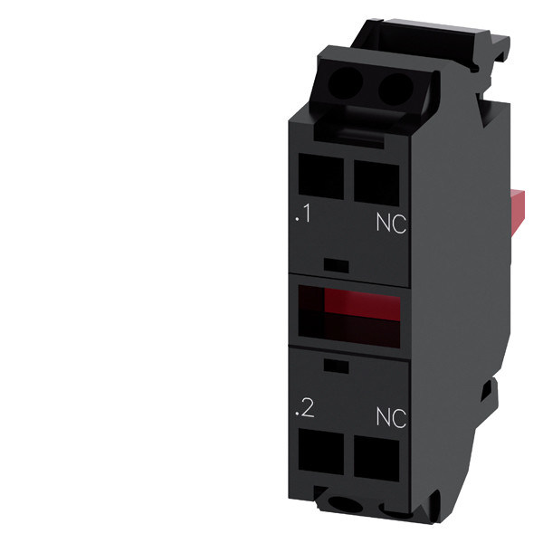 Modulo de contacto SIRIUS ACT montado na frente 3SU1400-1AA10-3CA0 para PLC 3SU1400-1AA10-3CA0