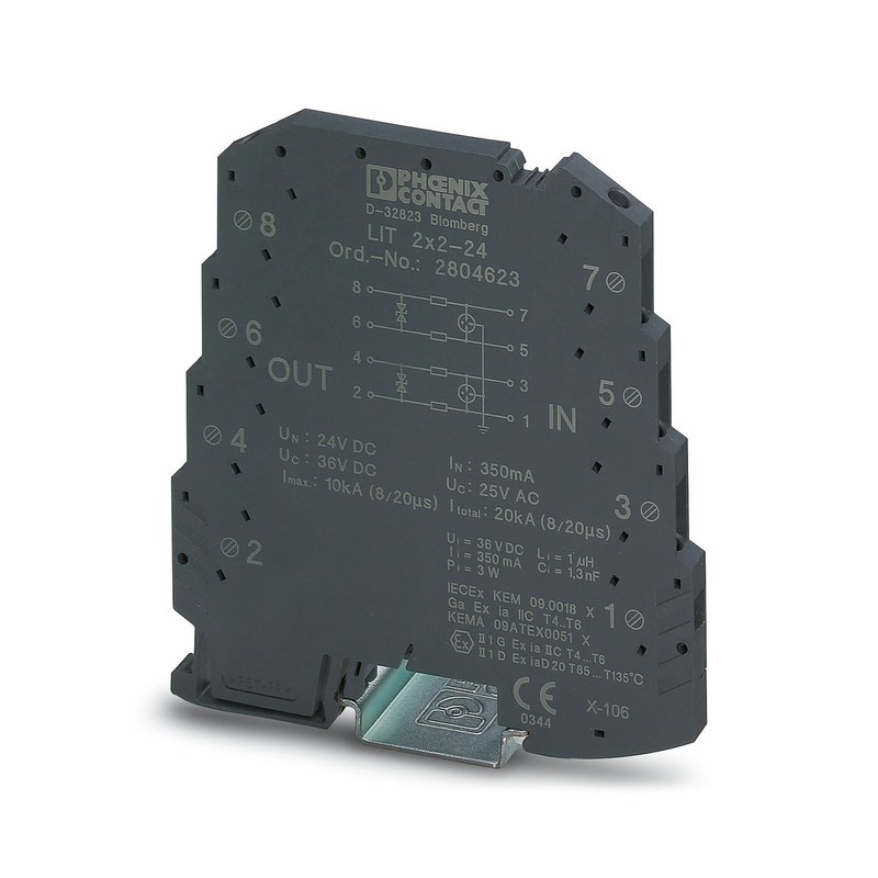 1 pólo 24V DC LIT 2X2-24 Protector contra sobrecarga Tecnologia avançada para desempenho superior