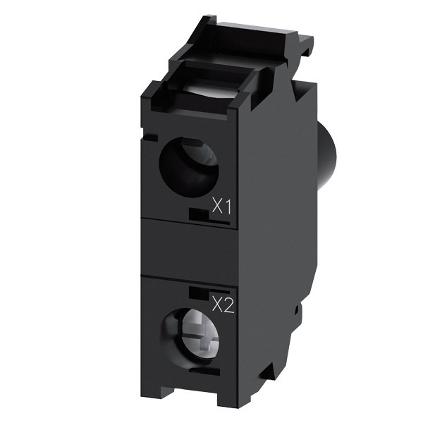 Módulo LED 3SU1401-1BB20-1AA0 com montagem frontal e terminal de parafuso
