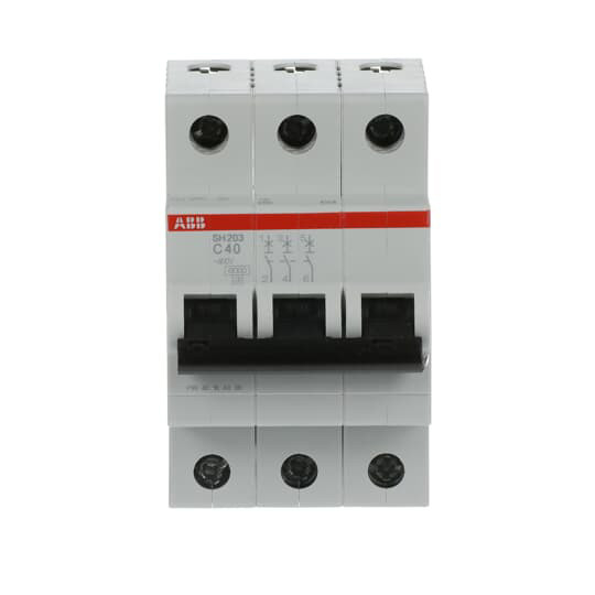 Interruptor de circuito em miniatura SH203-C40 Frequência nominal Hz 50 Voltagem nominal 220 40 A