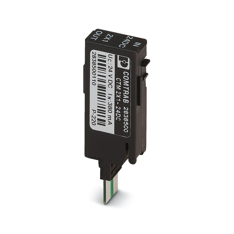 2838500 CTM 2X1- 24V DC Protector Plug com 1 pólo e custo-eficácia