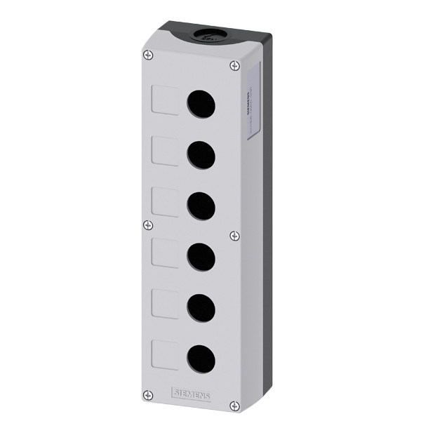 PLC 3SU1806-0AA00-0AB1 Plastico 6 pontos de comando SIRIUS ACT Revestimentos para superfície