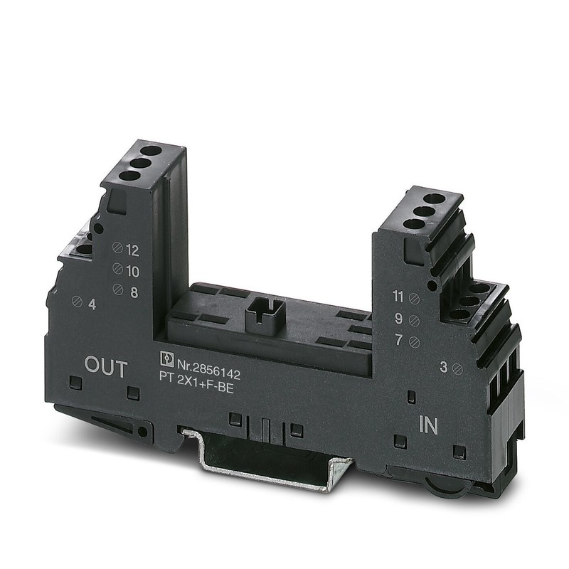 2856142 PT 2X1 F-BE Base do protetor contra sobretensão dentro de 1 polo e 24 V de tensão nominal AC
