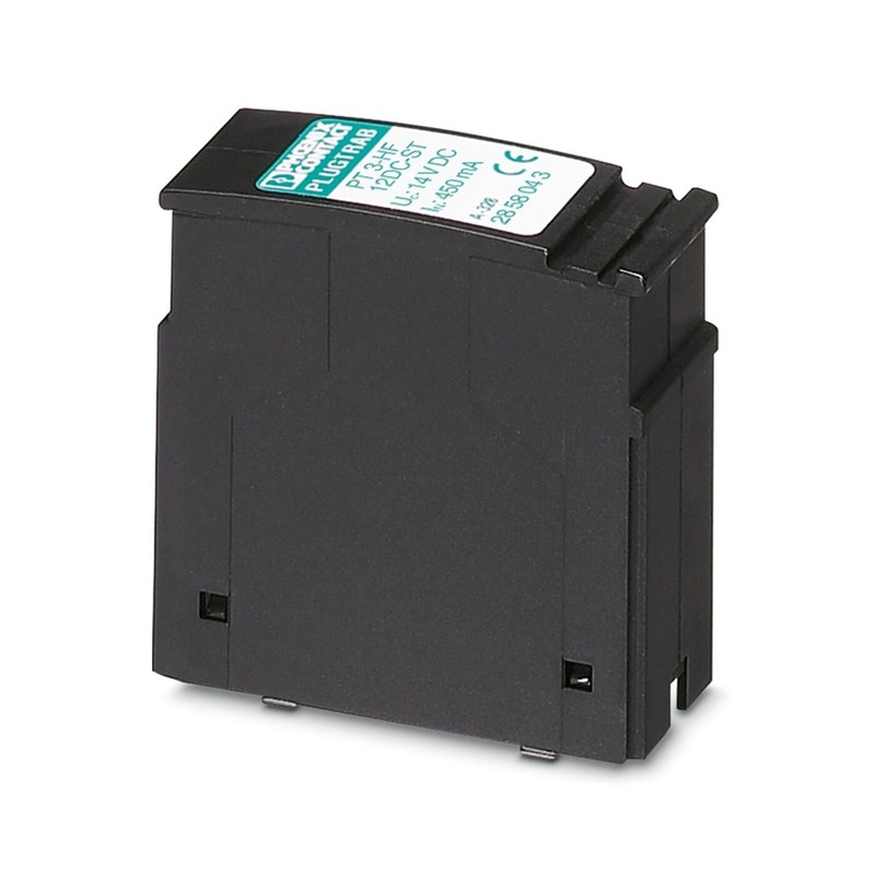PT 3-HF-12DC-ST Protector contra sobretensão Plug 12 V DC Voltagem nominal 2 Pol Proteção contra raios