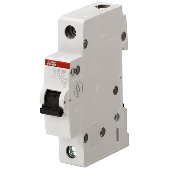 Capacidade de ruptura 1P C 8 A MCB SH201-C8 Interruptor de circuito em miniatura Corrente nominal 8A