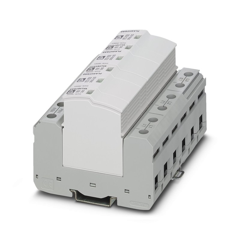 FLT-SEC-T1 T2-3C-350/25-FM Tipo 1 2 Protector contra sobretensão combinado 3 polos Tensão nominal 350V