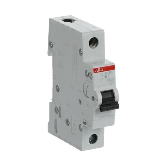 1P SH201-B6 Interruptor em miniatura B 6 A para sistema de distribuição elétrica