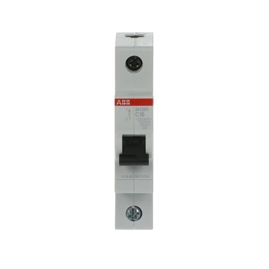 MCB SH201-C16 Disjuntor em miniatura 1P C Corrente nominal 16A Voltagem nominal 220V