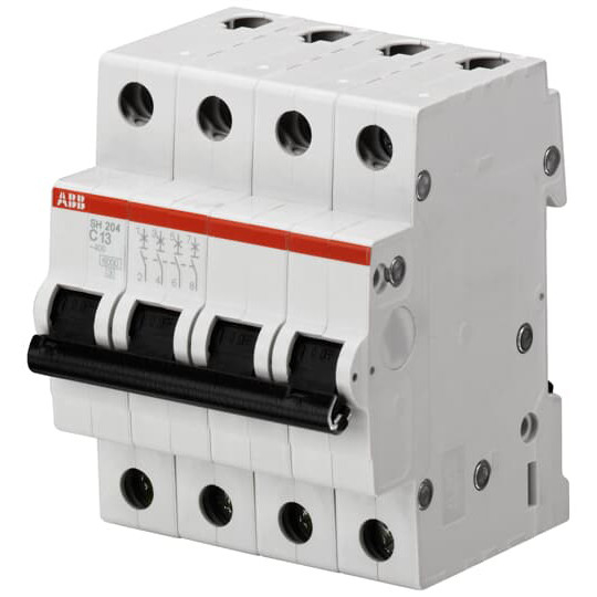 MCB SH204-D1 Interruptor de circuito em miniatura 4P 1A D Frequência nominal Hz 50 BCD Curva D