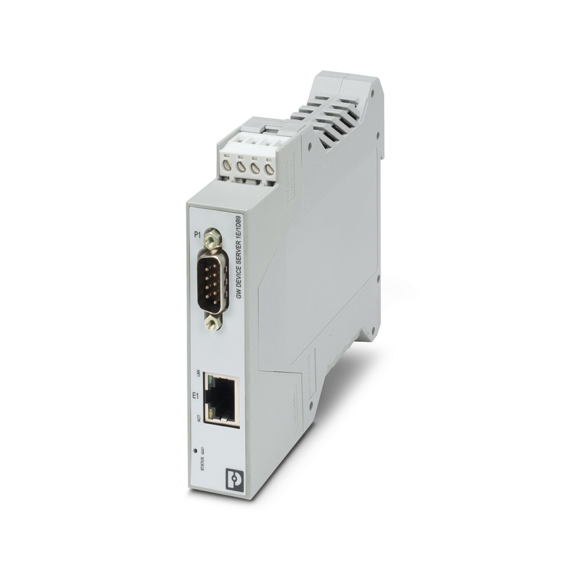 2702758 GW DEVICE SERVER 1E/1DB9 Phoenix Contact Interface Converter para transferência de dados
