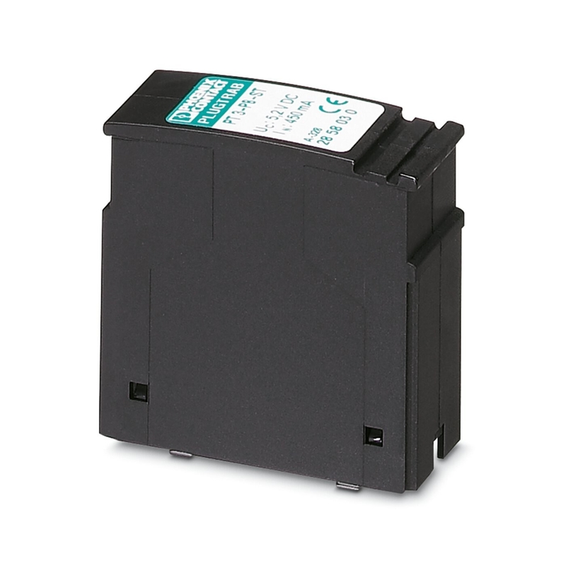 5V DC PT 3-PB-ST Phoenix Contact Surge Protector Plug Número de pólo 1 Voltagem nominal