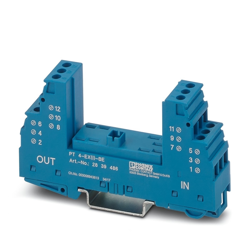PT 4-EX I -BE Phoenix Protector contra correntes de contato Voltagem nominal 24 V CC Número de pólo 1