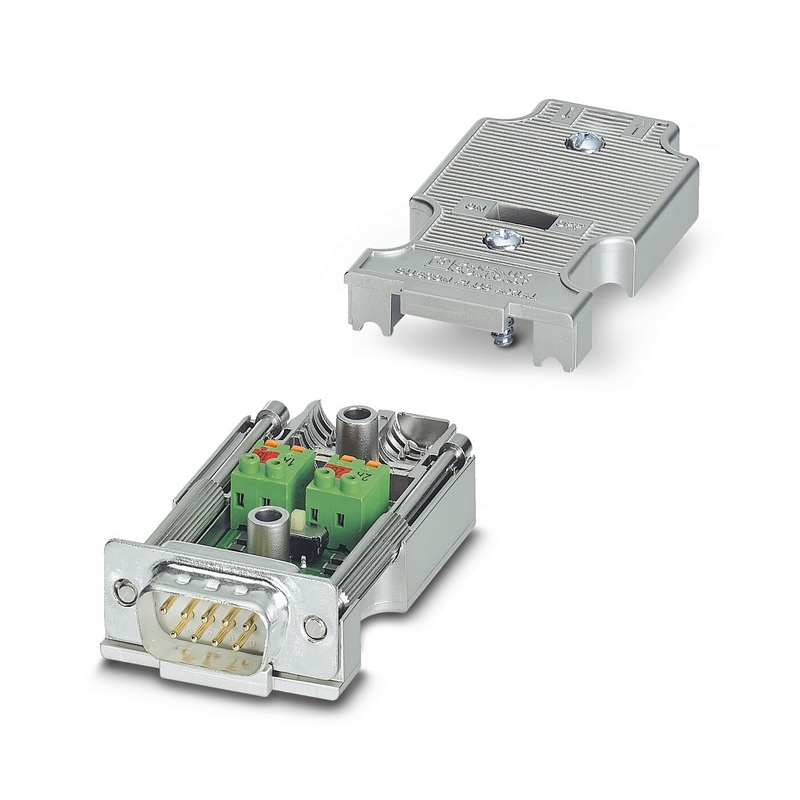 2744377 SUBCON-PLUS-PROFIB/AX Phoenix Contact D-SUB Bus Connector para transmissão de dados