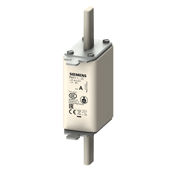 PLC 3NA3122-2C LV HRC Fuse Link GL/GG com indicador frontal Tamanho 1 op. AC 500V