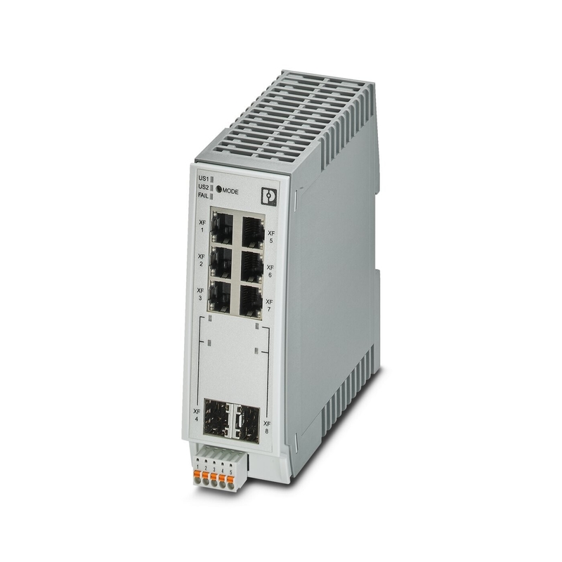Phoenix Contact FL SWITCH 2206-2SFX Comutador Ethernet Industrial para Proteção de Rede