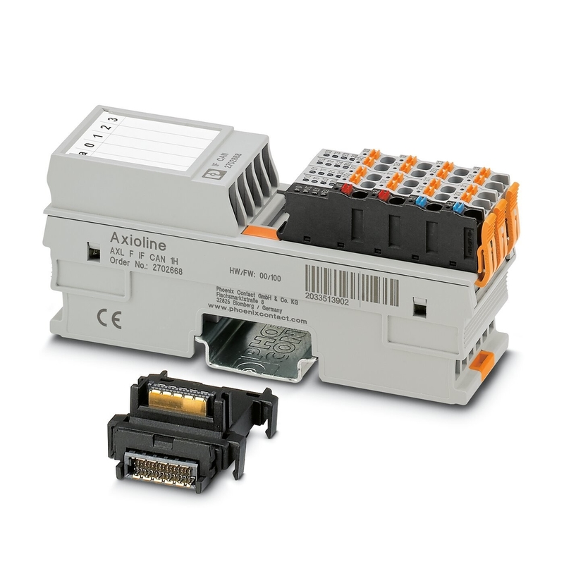 Nível de protecção IP20 Módulo de comunicação de contacto Phoenix AXL F IF CAN 1H para industrial