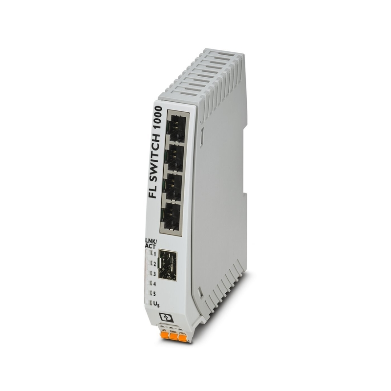 IP65 Proteção Nível FL SWITCH 1004N-FX SM Industrial Ethernet Switch para Rede