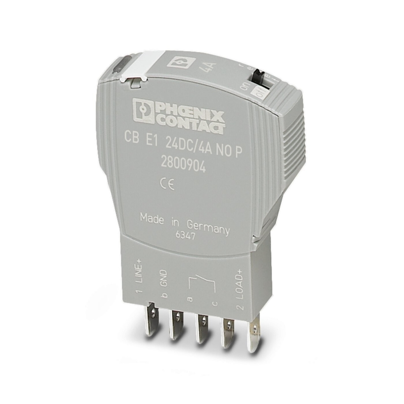 24 V DC 2800904 CB E1 24DC/4A NO P Phoenix Contact Equipamento eletrônico Disjuntor