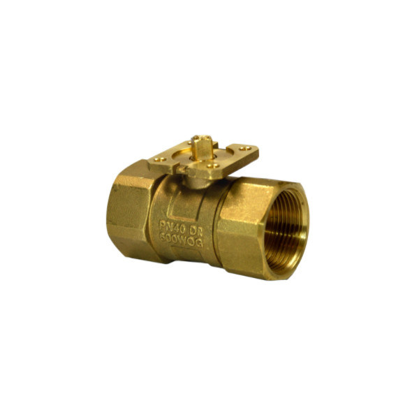 2 portas PN40 PLC BPZ VAI61.32-10 válvula de esferas de rosca interna para sistema de controle de automação