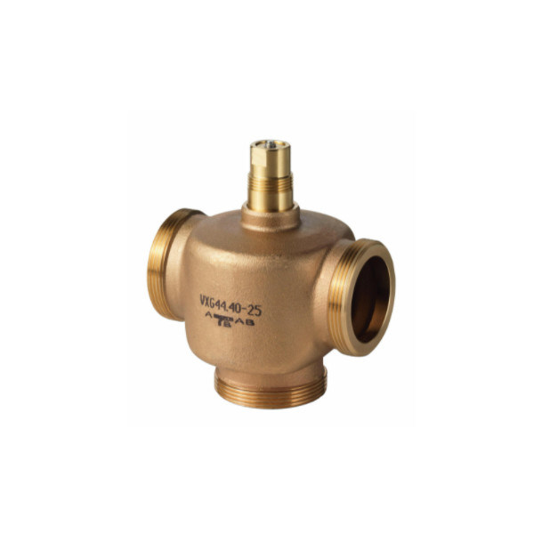 Conexão de fio externo de válvula de banco de 3 portas PLC BPZ VXG44.40-25 para controle de edifícios