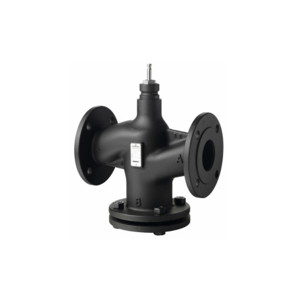 PLC de controlo de edifícios S55206-V111 VVF43.80-100K válvula de regulação bidireccional ligada à flange