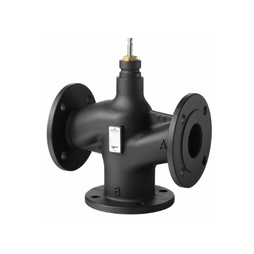 PLC S55208-V156 válvula de assento de 3 portas de flange para sistema de controlo de automação de edifícios