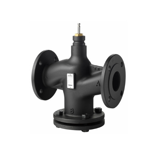 Siemens S55208-V135 válvula de assento de dois portões de flange para sistema de automação de controle de edifícios