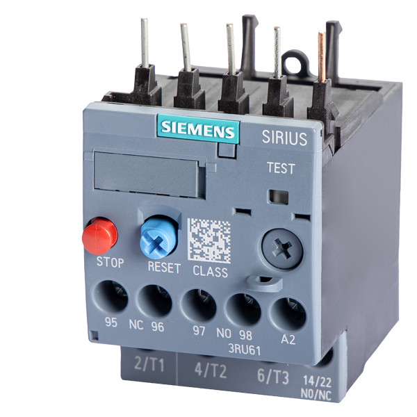 Siemens 3RU6116-0GB0 Relé de sobrecarga 11...16 A Tamanho S00 Classe 10 para proteção do motor